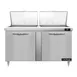 Continental Refrigerator D60N24M 60" Mega Top Sandwich Prep Table w/ 2 Doors, 24 pans 1 image