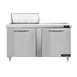 Continental Refrigerator D60N8 60" Two Section Sandwich / Salad Prep Table w/ 2 Doors, 8 Pans 1 image