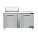 Continental Refrigerator D60N8C 60" Two Section Sandwich / Salad Prep Table w/ 2 Doors, 8 Pans 1 image