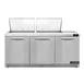 Continental Refrigerator D72N24M-FB 72" Mega Top Sandwich Prep Table w/ 3 Doors, 24 pans 1 image
