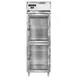Continental Refrigerator D1FNGDHD 26" 1-Section Reach-In Freezer, 2 Half Glass Doors, Self-Contained, 21 cu. ft. 1 image