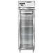 Continental Refrigerator D1FSNGD 26" 1-Section Reach-In Freezer w/ Glass Door, Top Mounted, 16 cu. ft., Stainless Steel Front, Aluminum Interior & Exterior 1 image