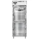 Continental Refrigerator D1RESNGDHD 28" 1-Section Reach-In Refrigerator w/ 2 Glass Half Doors, 18 cu. ft. 1 image