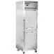 Continental Refrigerator D1RSNSSHD 26" 1-Section Reach-In Refrigerator w/ 2 Half Solid Doors, All Stainless Steel, 16 cu. ft. 2 image