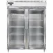 Continental Refrigerator D2FENGD 57" 2-Section Reach-In Freezer, 2-Glass Door, Top Mounted, 52 cu. ft. 1 image