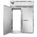 Continental Refrigerator D2FINRT 68" 2-Section Roll-Thru Freezer, 4-Solid Door, Top Mounted, 64 cu. ft., Stainless Steel 1 image