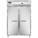 Continental Refrigerator D2RFNSA 52" 2-Section Reach-In Refrigerator Freezer Combo w/ 2 Solid Doors 1 image