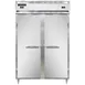 Continental Refrigerator D2RFSN 52" 2-Section Reach-In Refrigerator Freezer Combo w/ 2 Solid Doors 1 image