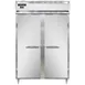Continental Refrigerator D2RSN 52" 2-Section Reach-In Refrigerator w/ 2 Solid Doors, Stainless Steel Front Aluminum Exterior, 32 cu. ft. 1 image