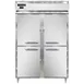Continental Refrigerator DL2W-PT-HD 2-Section “Half Height” 2-Door Solid Door Heated Holding Cabinet 1 image