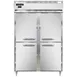 Continental Refrigerator DL2W-SS-PT-HD 2-Section "Half Height" 2-Door Solid Stainless Steel Heated Holding Cabinet 1 image
