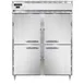 Continental DL2WE-HD 2-Section Heated Holding Cabinet, 52 cu ft, Stainless Steel & Aluminum, Half-Door, Standard Depth 1 image