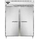 Continental DL2WE-PT 2-Section Heated Holding Cabinet, 52 cu ft, Stainless Steel Front, Solid Doors, Pass-Thru 1 image