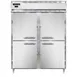 Continental Refrigerator DL2WE-SA-HD 2-Section Heated Holding Cabinet, 52 cu. ft., Stainless Steel, Solid Door 1 image