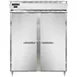 Continental Refrigerator DL2WE - 2-Section Reach-In Heated Cabinet, 52 cu ft, Stainless Steel & Aluminum Exterior, Solid Doors 1 image
