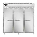Continental Refrigerator DL3W-PT 3-Section "72 cu. ft." 3-Door Solid Door Heated Holding Cabinet 1 image