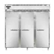Continental Refrigerator DL3W 3-Section Heated Holding Cabinet, 3-Door, Solid Doors, 72 cu ft, Stainless Steel & Aluminum 1 image