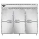Continental Refrigerator DL3WE-HD 3-Section Heated Holding Cabinet, 75 cu ft, Stainless Steel & Aluminum, Half-Doors 1 image