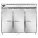 Continental Refrigerator DL3WE-PT 3-Section Heated Holding Cabinet, 75 cu ft, Stainless Steel Front, Solid Doors, Pass-Thru 1 image