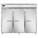 Continental DL3WE-SA-PT 3-Section Heated Holding Cabinet, 75 cu ft, Stainless Steel/Aluminum, Solid Doors, Pass-Thru 1 image