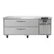Continental Refrigerator D60GFN 60" 2 Drawers Freezer Chef Base w/ Marine Edge, Griddle Stand 1 image