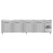 Continental Refrigerator DRA118NSS 118" Worktop Refrigerator w/ 4 Full & 1 Half Doors 1 image