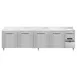 Continental Refrigerator DRA118NSSBS 118" Worktop Refrigerator w/ 4 Full & 1 Half Doors 1 image
