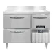 Continental Refrigerator DRA43NSSBS-D 43" Worktop Refrigerator w/ 2 Drawers & 1 Half Door 1 image