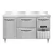 Continental Refrigerator DRA60NSSBS-D 60" Worktop Refrigerator w/ 2 Drawers, 1 Full & 1 Half Doors 1 image