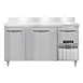 Continental Refrigerator DRA60NSSBS 60" Worktop Refrigerator w/ 2 Full & 1 Half Doors 1 image