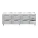 Continental Refrigerator DRA93NSSBS-D 93" Worktop Refrigerator w/ 6 Drawers & 1 Half Door 1 image