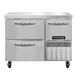 Continental Refrigerator FA43SN-D 43" 2-Section Worktop Freezer w/ 2 Drawers & 1 Half Door 1 image