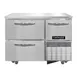 Continental Refrigerator FA43SN-U-D 43" 2-Drawer 1 Half-Door Undercounter Freezer, Front Breathing, 9.6 cu. ft. 1 image