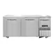 Continental FA68SN-U 68" 3-Door Undercounter Freezer, Stainless Steel, Front Breathing, 17.6 cu. ft. 1 image