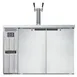 Continental Refrigerator KC50SNSS 50" Draft Beer Cooler w/ 2 Kegs, 13.0 cu. ft., 1 Dual-Tap Tower 1 image