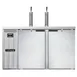Continental Refrigerator KC59NSS 59" Draft Beer Cooler w/ 3 Kegs, 22.0 cu. ft., 2 Single-Tap Towers 1 image