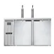 Continental Refrigerator KC59SNSS 59" Draft Beer Cooler w/ 2 Kegs, 15.0 cu. ft., 2 Single-Tap Towers 1 image