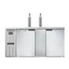 Continental Refrigerator KC69SNSS 69" Draft Beer Cooler w/ 3 Kegs, 18.0 cu. ft., 2 Single-Tap Towers 1 image