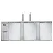 Continental Refrigerator KC90NSS 90" Draft Beer Cooler w/ 4 Kegs, 35.0 cu. ft., 2 Single-Tap Towers 1 image