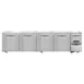 Continental Refrigerator RA118N-U 118" Undercounter Refrigerator w/ 4 full & 1 Half Doors 1 image