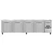 Continental Refrigerator RA118N 118" Worktop Refrigerator w/ 4 Full & 1 Half Doors 1 image