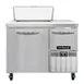 Continental Refrigerator RA43N6 43" 2-Door Sandwich and Salad Prep Table, 6 Pans, 300 Series Stainless Steel 1 image