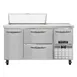 Continental Refrigerator RA60N10-D 60" Sandwich / Salad Prep Table w/ 4 Drawers & 1 Door, 10 Pans 1 image