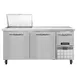 Continental Refrigerator RA68N12M 68" Mega Top Sandwich Prep Table w/ 3 Doors, 12 pans 1 image