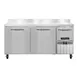 Continental Refrigerator RA68NBS 68" Worktop Refrigerator w/ 2 Full & 1 Half Doors 1 image
