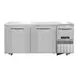 Continental RA68SN-U 68" 3-Door Undercounter Fridge, Stainless Steel, Front Breathing, 17.6 cu. ft. 1 image