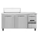 Continental Refrigerator RA68SN10 68" 3-Door Sandwich And Salad Prep Table, 10 Pans, Stainless Steel 1 image