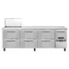 Continental Refrigerator RA93N12M-D 93" Mega Top Sandwich Prep Table w/ 6 Drawers & 1 Door, 12 pans 1 image