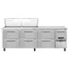 Continental Refrigerator RA93N24M-D 93" Mega Top Sandwich Prep Table w/ 6 Drawers & 1 Door, 24 pans 1 image