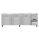 Continental Refrigerator RA93SN 93" Worktop Refrigerator w/ 3 Full & 1 Half Doors 1 image